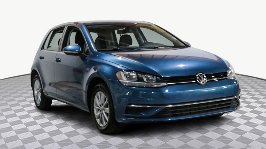 2019 Volkswagen Golf Comfortline AUTO AC GR ELEC MAGS CAM RECULE BLUETO #0