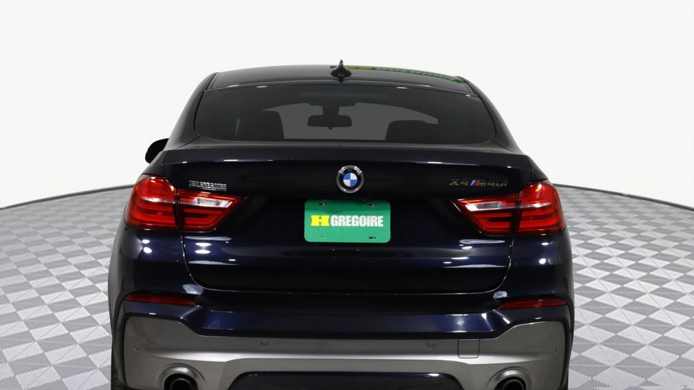 2018 BMW X4 M40i AUTO A/C CUIR TOIT NAV GR ELECT MAGS CAM RECU #6