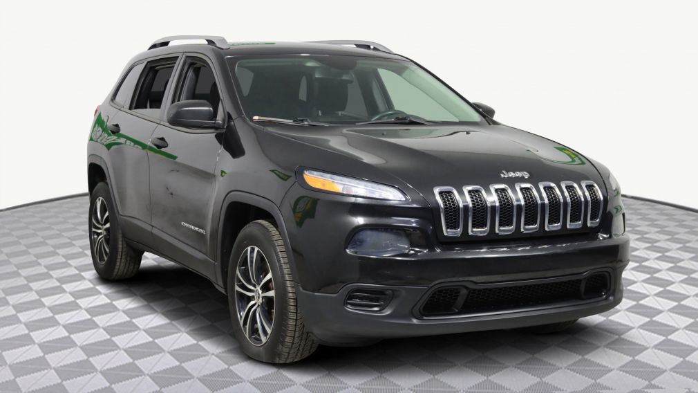 2016 Jeep Cherokee SPORT AUTO A/C GR ELECT MAGS CAM RECUL BLUETOOTH #0