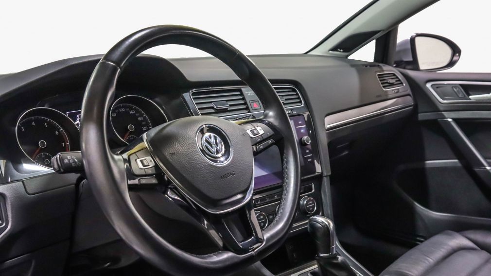 2018 Volkswagen Golf DSG AWD AUTO A/C GR ELECT MAGS CUIR TOIT CAMERA BL #9