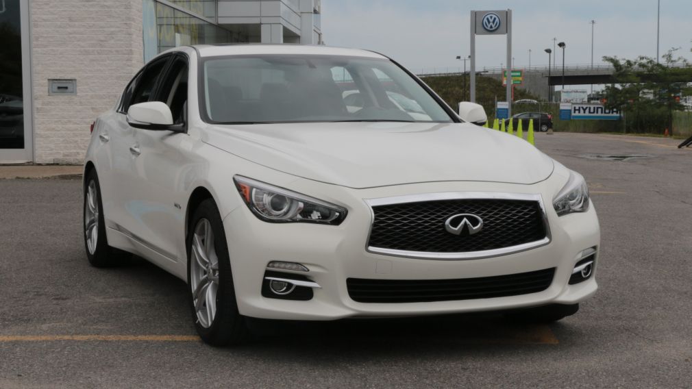 2014 Infiniti Q50 Hybrid AWD CUIR TOIT NAV CAMERA BLUETOOTH #0