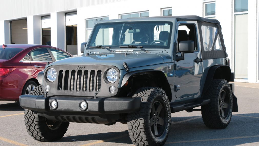 2014 Jeep Wrangler Sport 4X4 MAN TOIT MOU #2