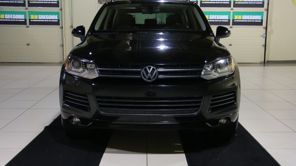 2012 Volkswagen Touareg COMFORTLINE DIESEL AWD A/C CUIR TOIT PANO NAV MAGS #2