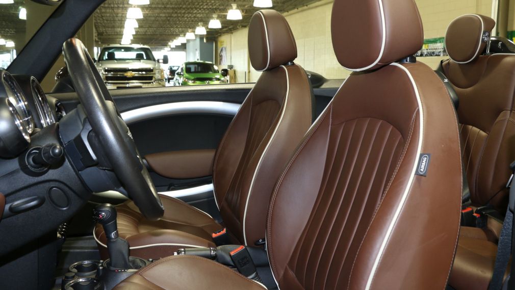 2011 Mini Cooper S CONVERTIBLE AUTO A/C NAV #10
