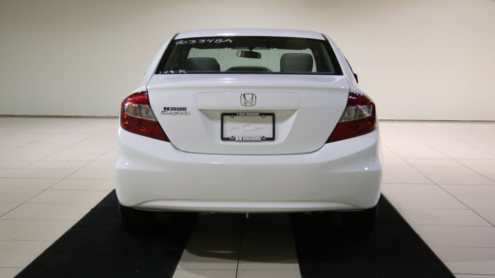 2012 Honda Civic LX AUTO A/C GR ELECT #6
