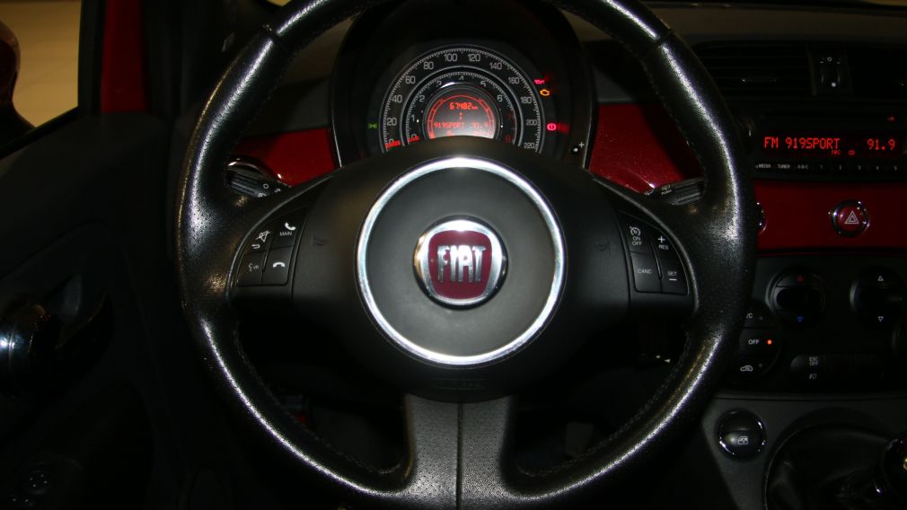 2012 Fiat 500 SPORT A/C MAGS #13