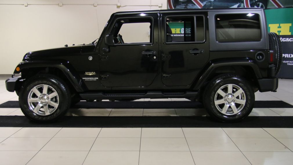 2014 Jeep Wrangler SAHARA UNLIMITED 4X4 A/C TOIT TARGA MAGS #4