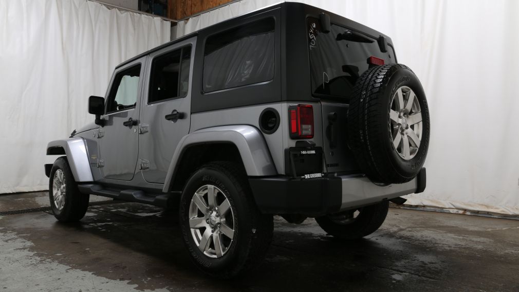 2014 Jeep Wrangler SAHARA UNLIMITED 4X4 A/C TOIT TARGA MAGS #3