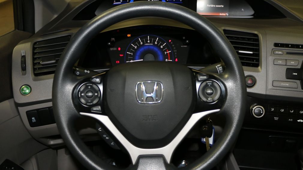 2012 Honda Civic LX AUTO A/C GR ELECT BAS KILO #10