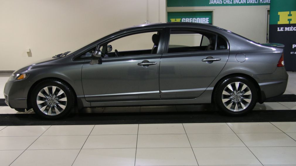 2009 Honda Civic EX-L A/C CUIR TOIT MAGS #3