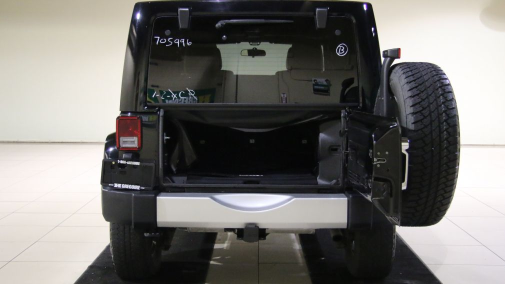 2012 Jeep Wrangler SAHARA UNLIMITED A/C CUIR TOIT TARGA MAGS #30