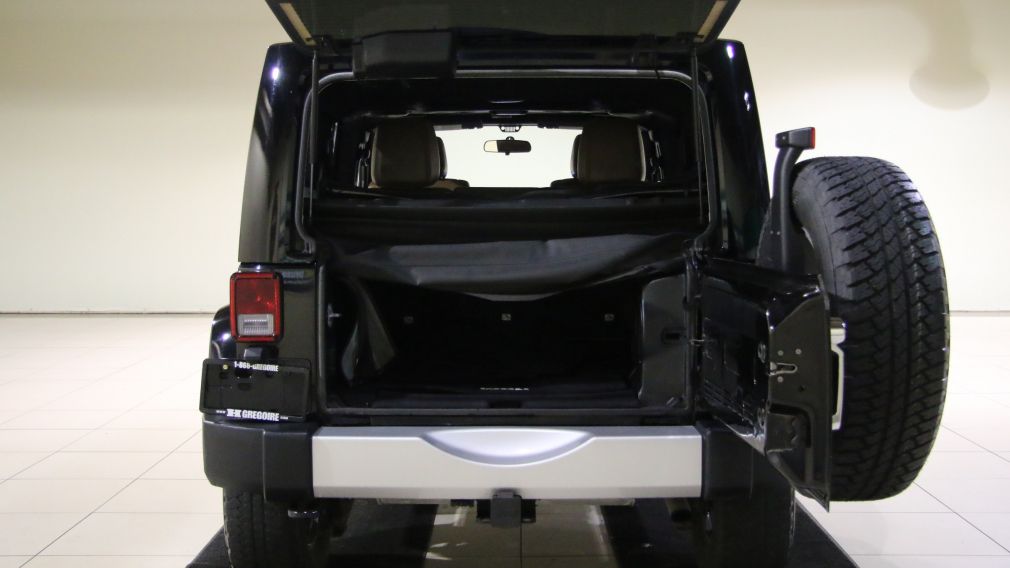 2012 Jeep Wrangler SAHARA UNLIMITED A/C CUIR TOIT TARGA MAGS #32