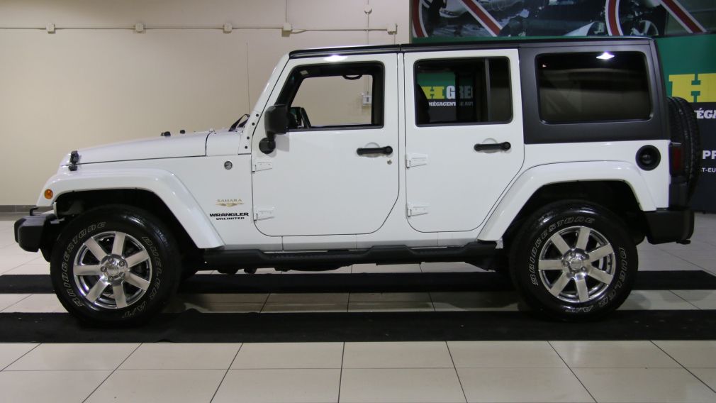 2013 Jeep Wrangler SAHARA UNLIMITED A/C CUIR TOIT TARGA #4