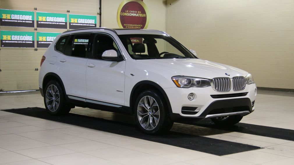 2016 BMW X3 xDrive CUIR TOIT PANO NAV MAGS #0