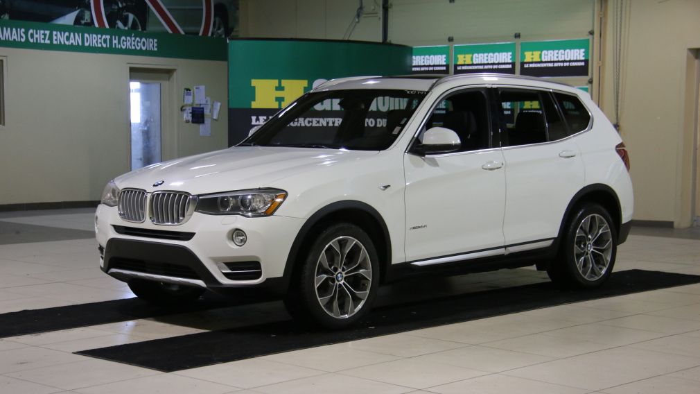 2016 BMW X3 xDrive CUIR TOIT PANO NAV MAGS #2