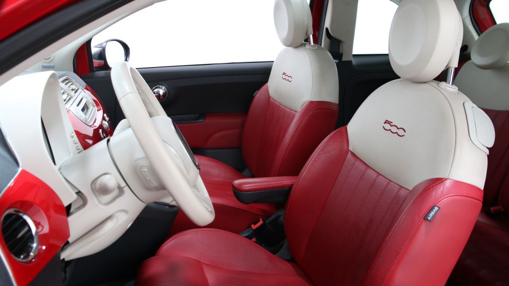 2012 Fiat 500 Lounge CUIR TOIT #10