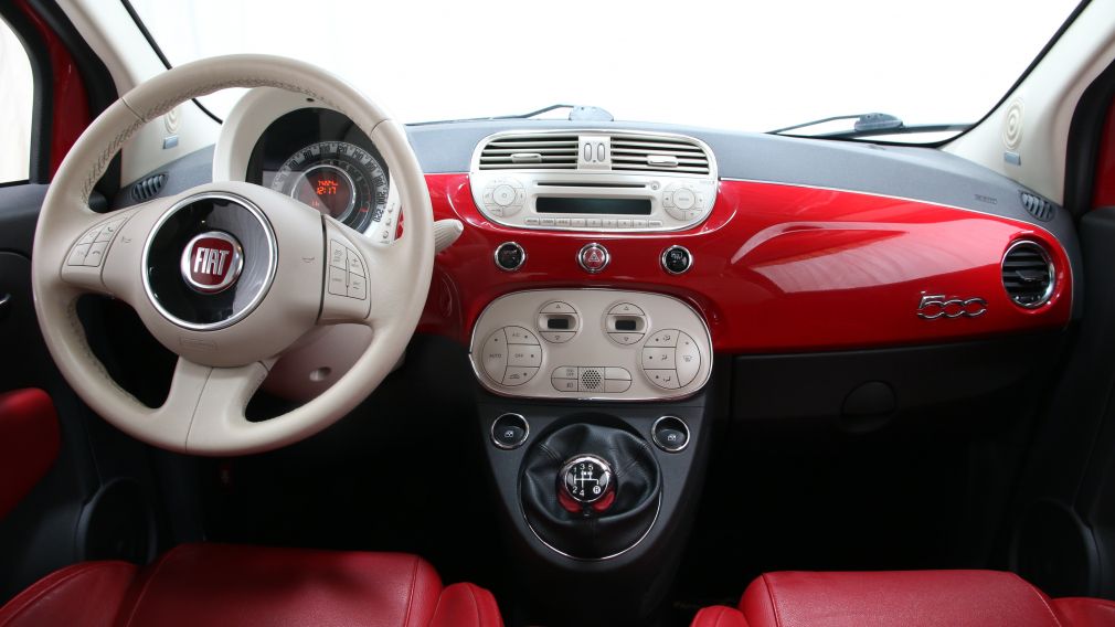 2012 Fiat 500 Lounge CUIR TOIT #11
