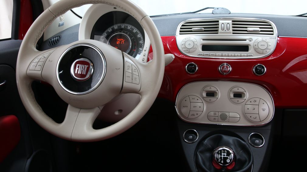 2012 Fiat 500 Lounge CUIR TOIT #12