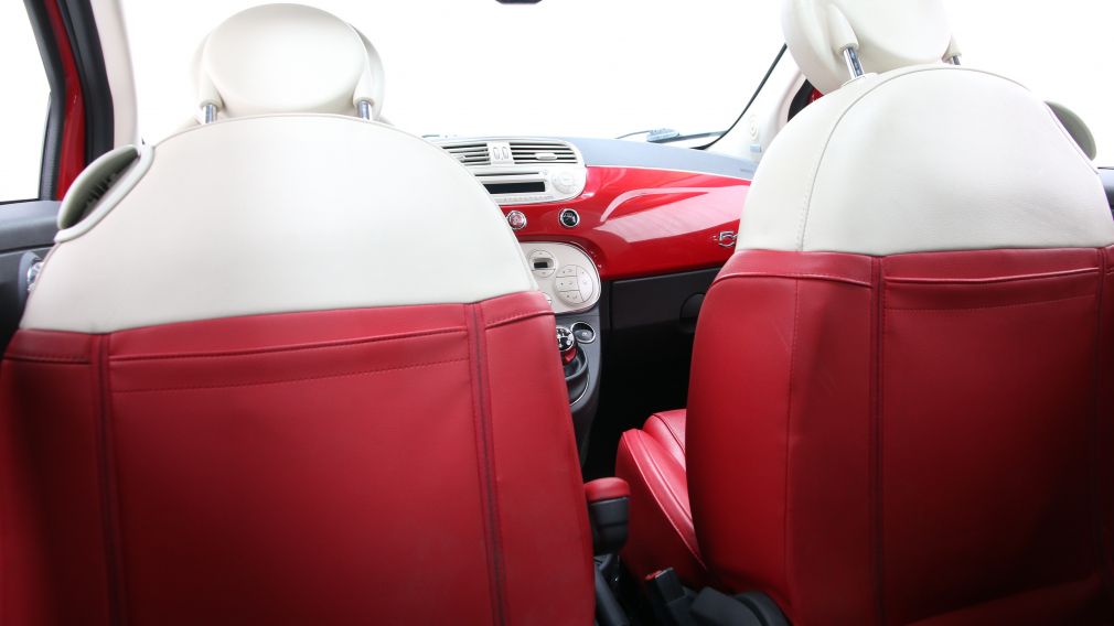 2012 Fiat 500 Lounge CUIR TOIT #14