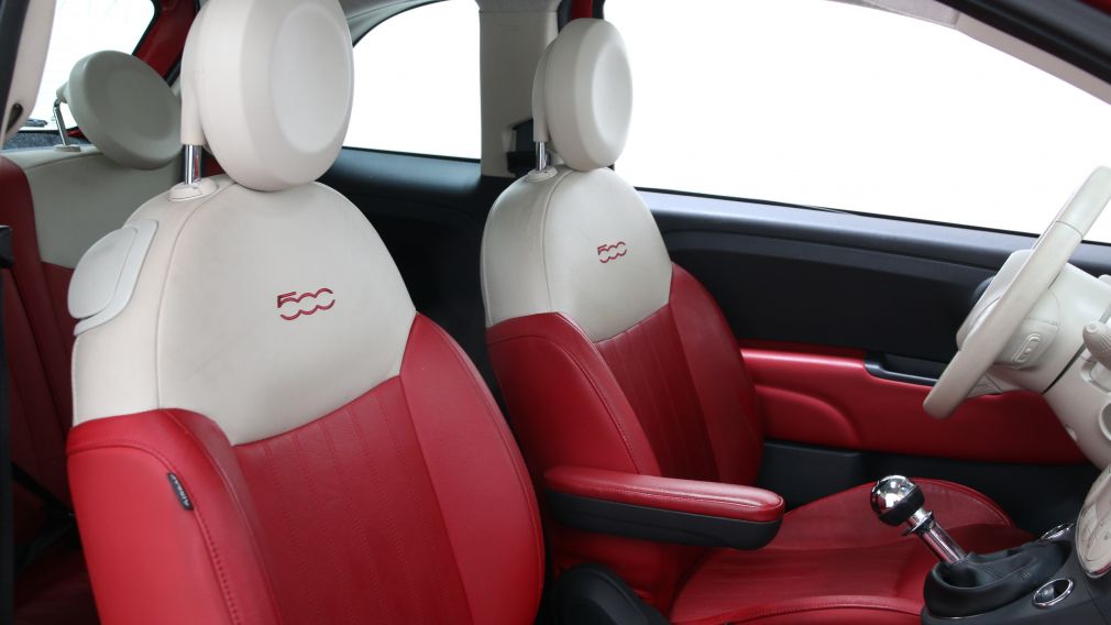 2012 Fiat 500 Lounge CUIR TOIT #20