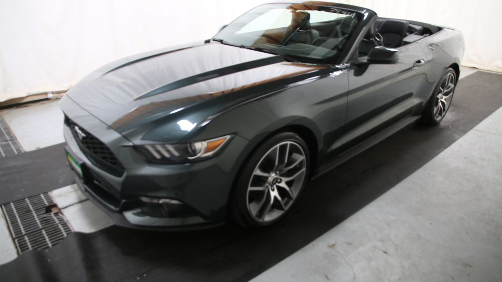 2015 Ford Mustang EcoBoost Premium AUTO CUIR MAGS CONVERTIBLE #3