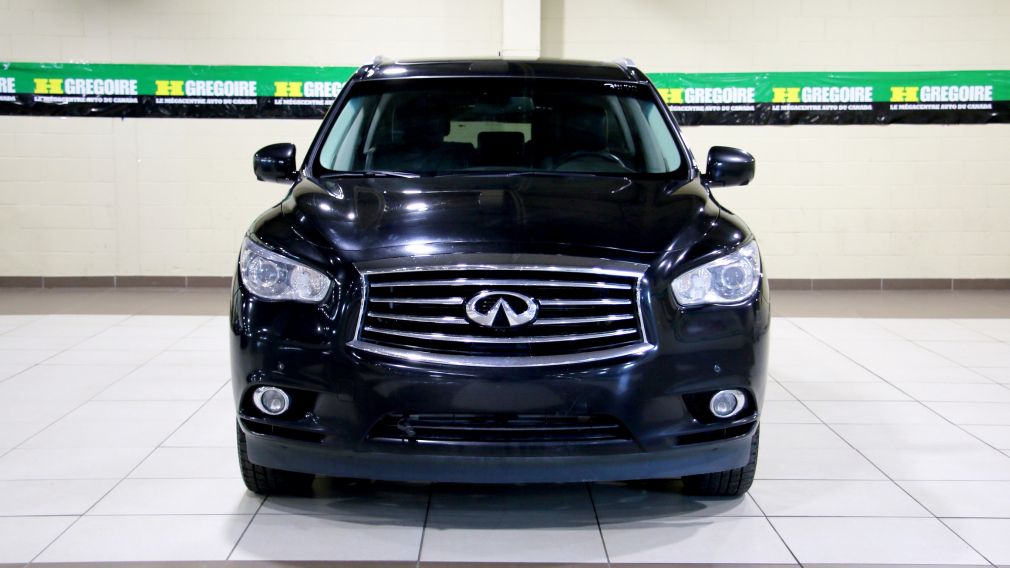 2013 Infiniti JX35 AWD CUIR TOIT PANO NAV CAMERA 360 #2