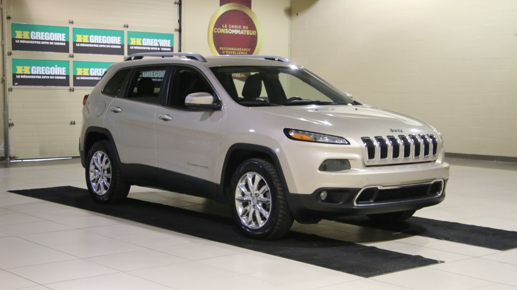 2014 Jeep Cherokee Limited AWD AUTO A/C CUIR MAGS BLUETHOOT #0