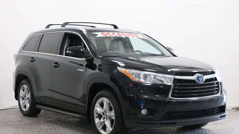 2016 Toyota Highlander Hybrid Limited Tres Rare Toute equipee #8