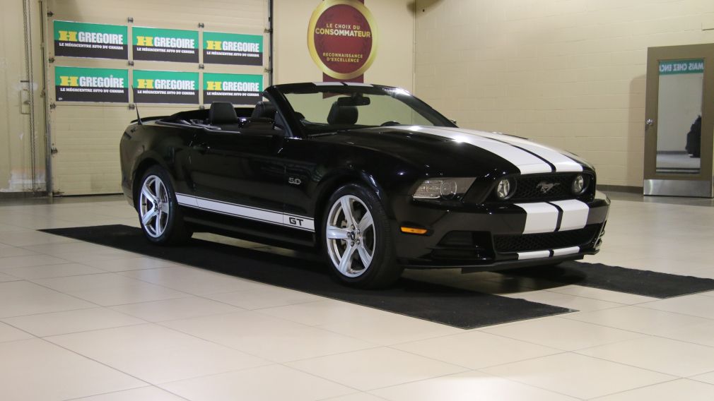 2014 Ford Mustang GT CONVERTIBLE AUTO A/C CUIR MAGS BLUETHOOT #0