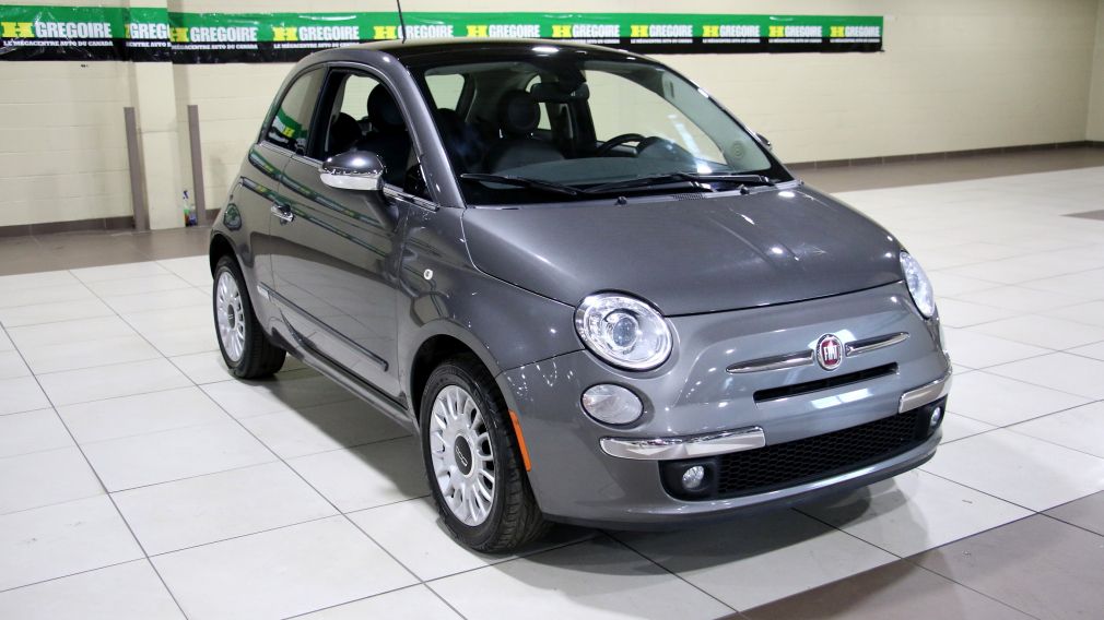 2013 Fiat 500 LOUNGE AUTO CUIR TOIT MAGS BLUETOOTH #0