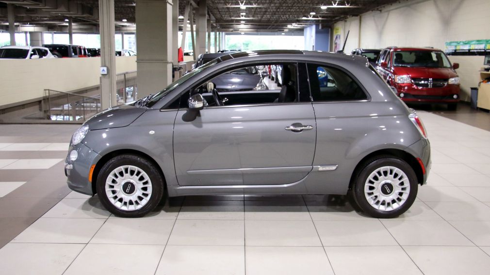 2013 Fiat 500 LOUNGE AUTO CUIR TOIT MAGS BLUETOOTH #3