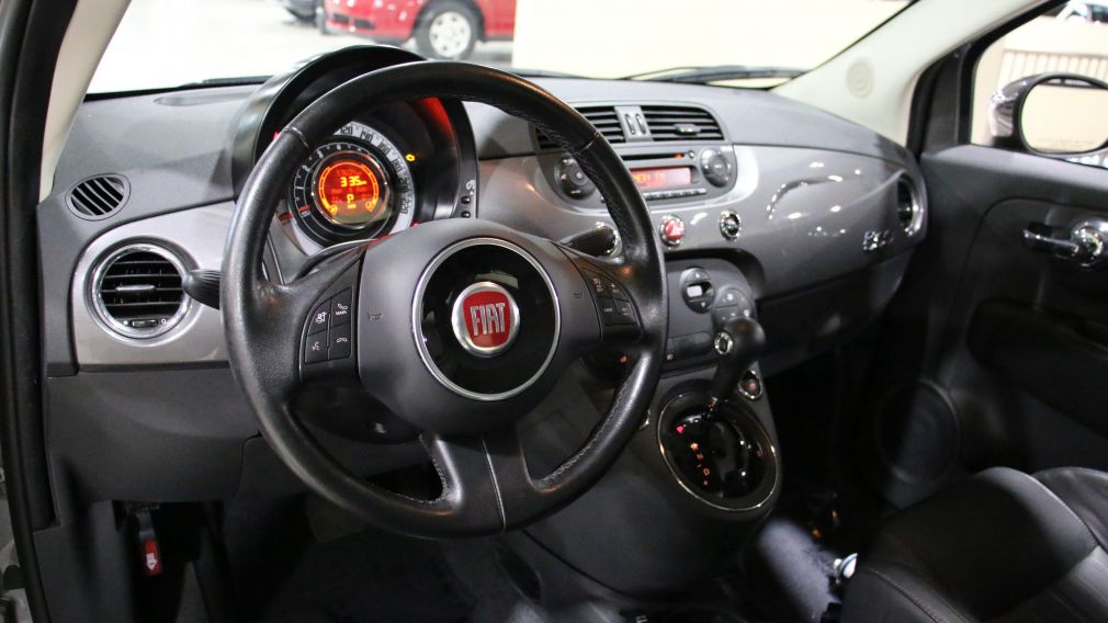 2013 Fiat 500 LOUNGE AUTO CUIR TOIT MAGS BLUETOOTH #8