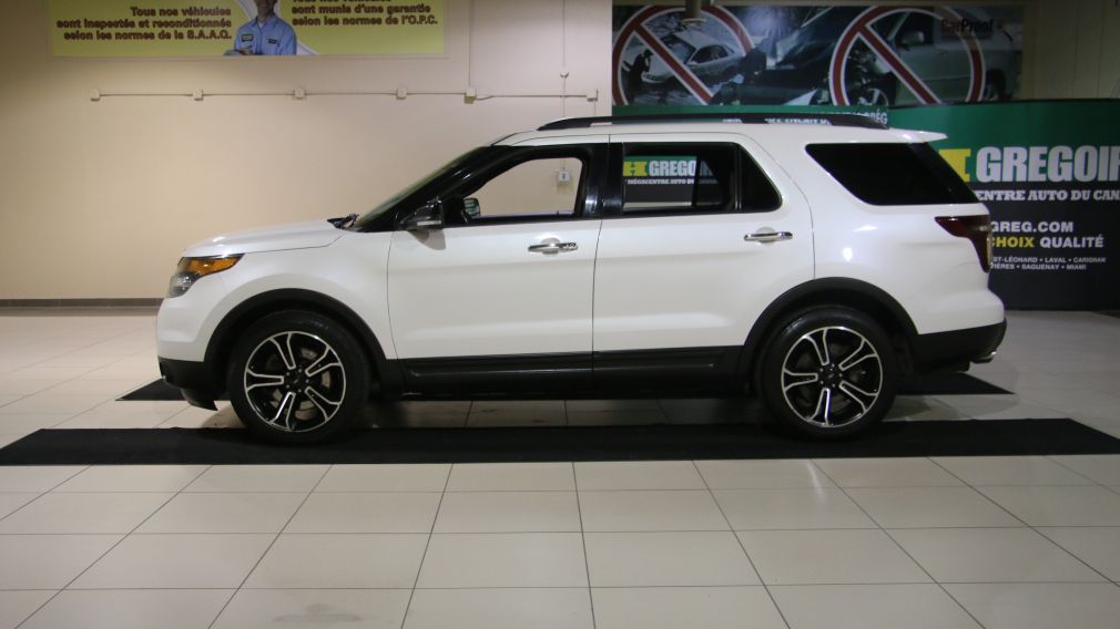 2013 Ford Explorer Sport 4WD CUIR MAGS 7PASSAGERS #3