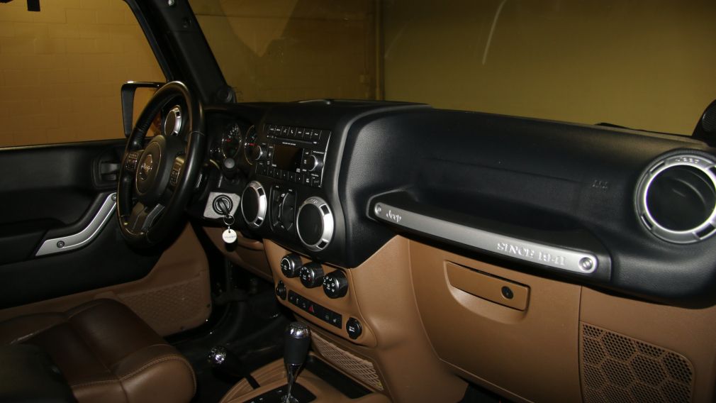 2012 Jeep Wrangler Sahara 4WD AUTO A/C CUIR TOIT MAGS #24
