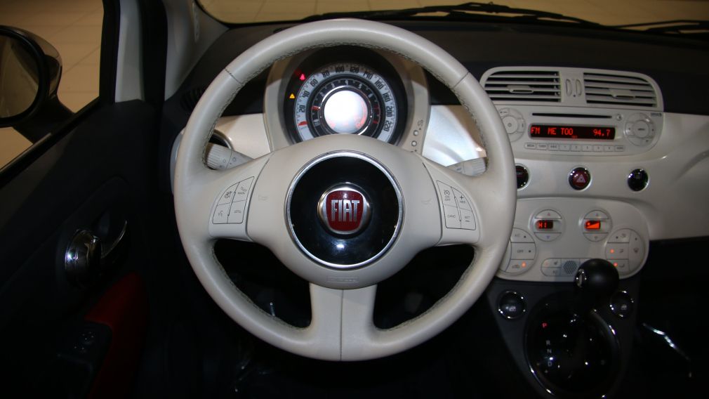 2013 Fiat 500 Lounge AUTOMATIQUE A/C MAGS BLUETHOOT CUIR #15