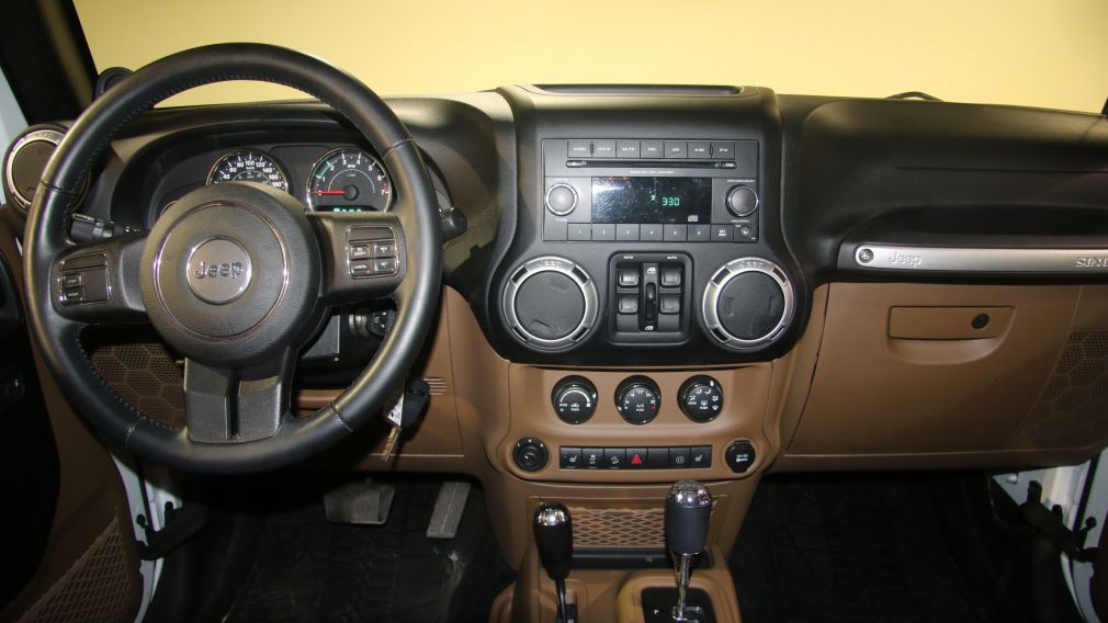 2012 Jeep Wrangler Sahara 4WD AUTO A/C 2TOITS CUIR #6