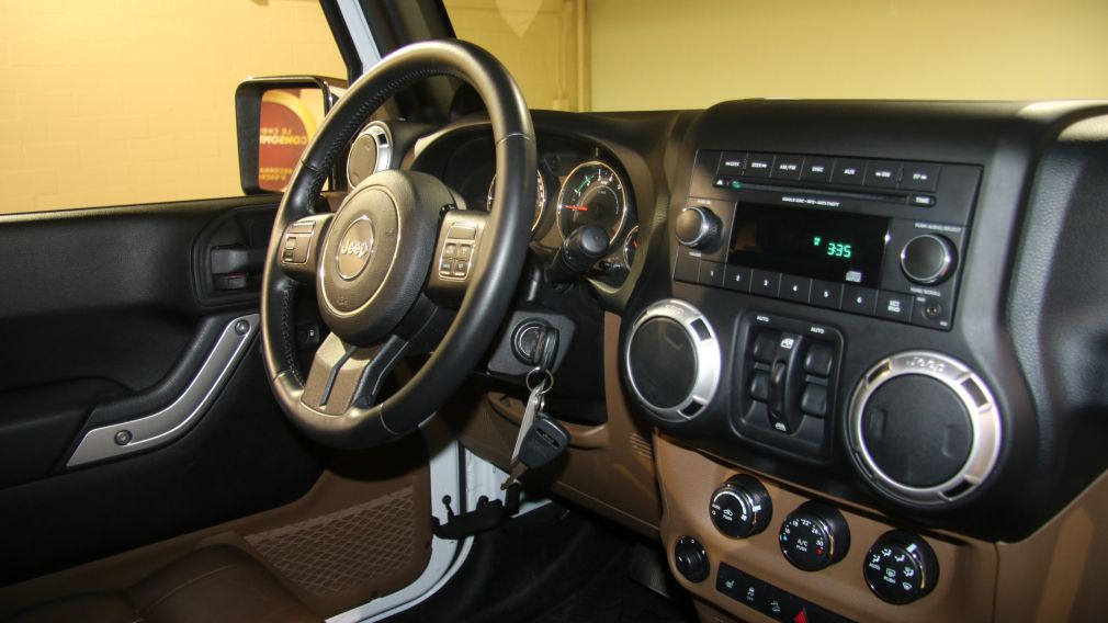 2012 Jeep Wrangler Sahara 4WD AUTO A/C 2TOITS CUIR #16