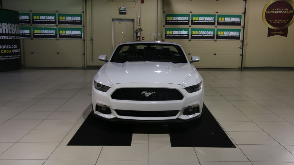 2015 Ford Mustang EcoBoost Premium AUTO A/C CUIR CONVERTIBLE MAGS #2