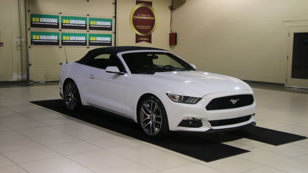 2015 Ford Mustang EcoBoost Premium AUTO A/C CUIR CONVERTIBLE MAGS #9