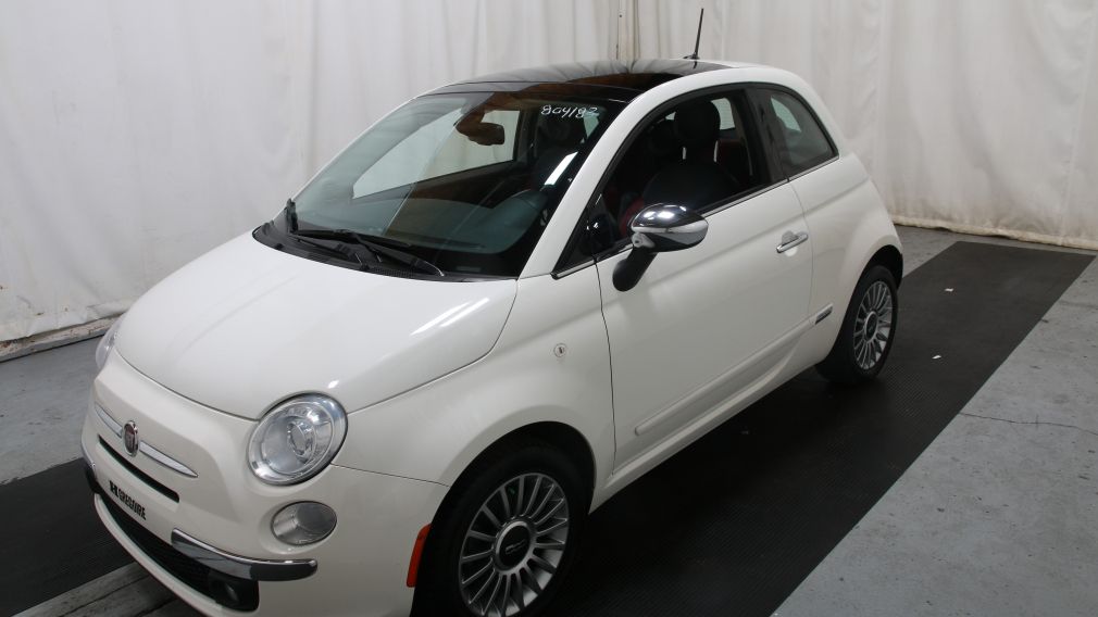 2012 Fiat 500 Lounge A/C CUIR TOIT MAGS BLUETOOTH #3