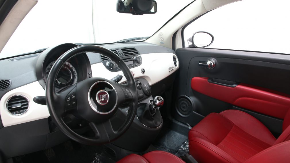 2012 Fiat 500 Lounge A/C CUIR TOIT MAGS BLUETOOTH #9