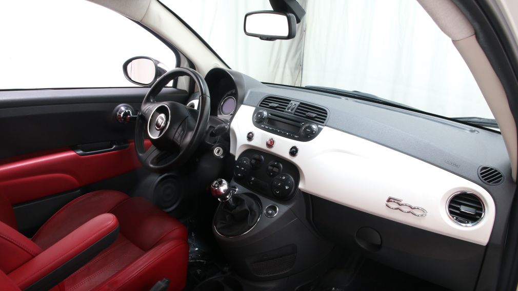 2012 Fiat 500 Lounge A/C CUIR TOIT MAGS BLUETOOTH #19