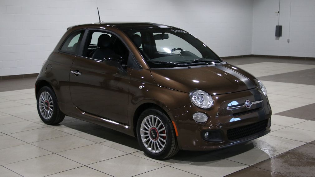 2012 Fiat 500 Sport AUTO A/C TOIT MAGS BLUETOOTH #0