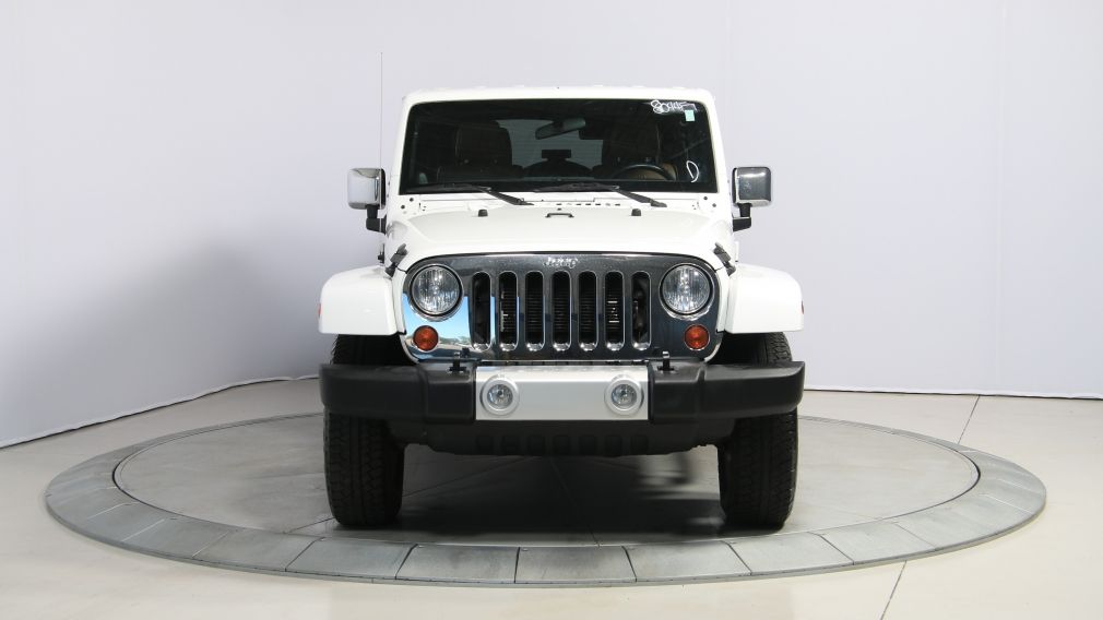 2012 Jeep Wrangler Sahara 4WD AUTO A/C CUIR 2TOITS MAGS #2