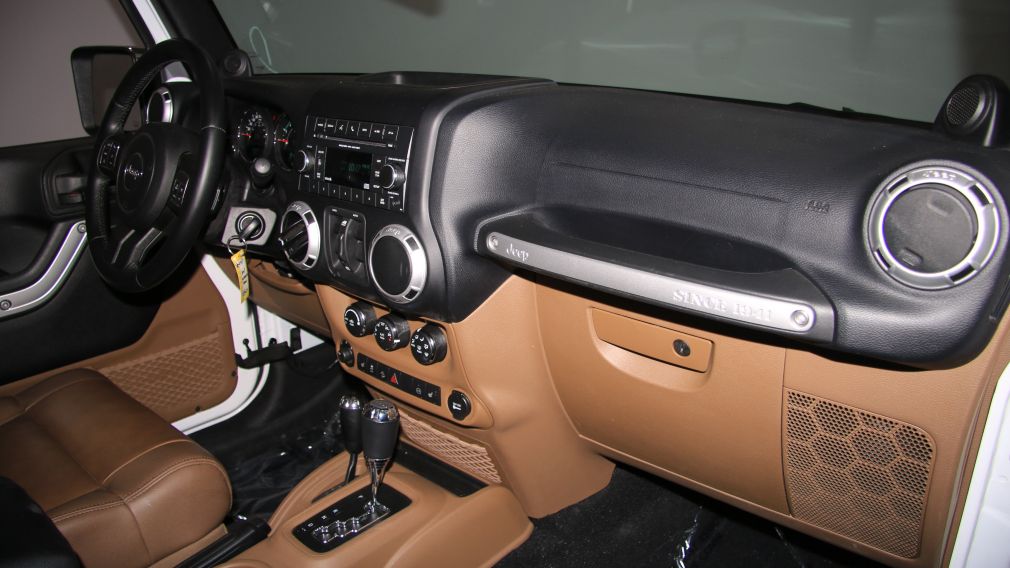 2012 Jeep Wrangler Sahara 4WD AUTO A/C CUIR 2TOITS MAGS #23