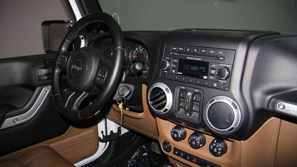 2012 Jeep Wrangler Sahara 4WD AUTO A/C CUIR 2TOITS MAGS #23