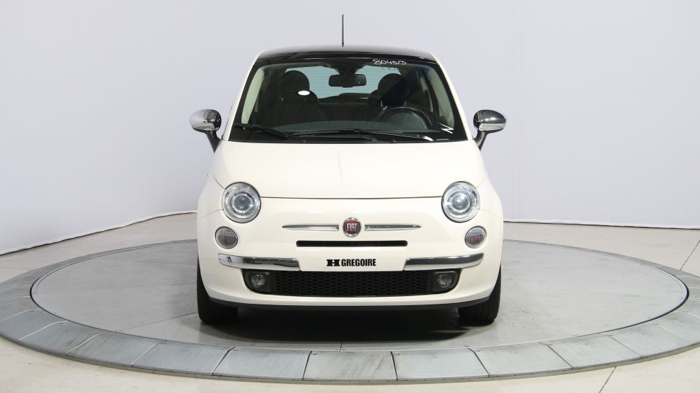 2013 Fiat 500 Lounge A/C CUIR TOIT MAGS BLUETOOTH #1