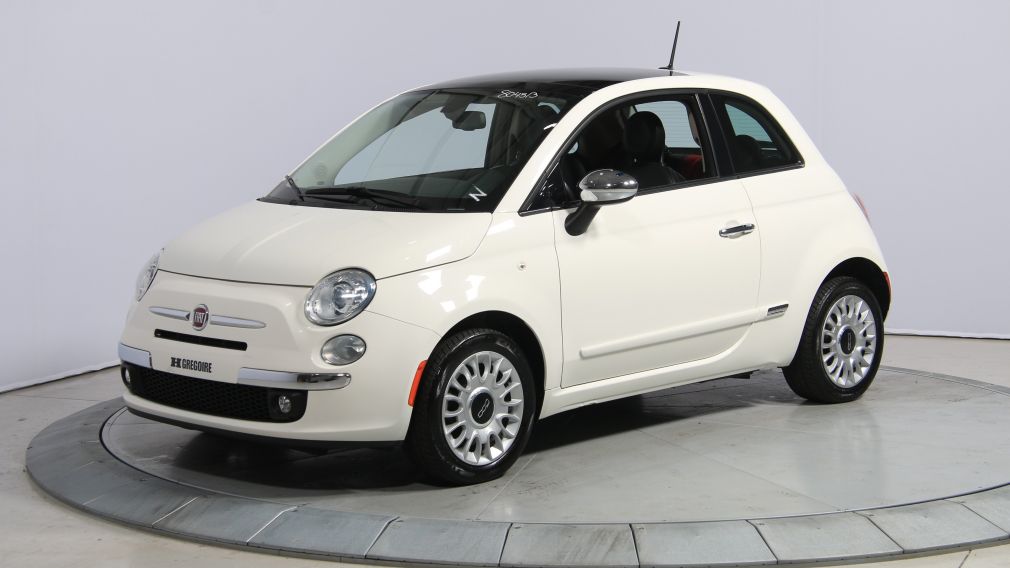 2013 Fiat 500 Lounge A/C CUIR TOIT MAGS BLUETOOTH #3