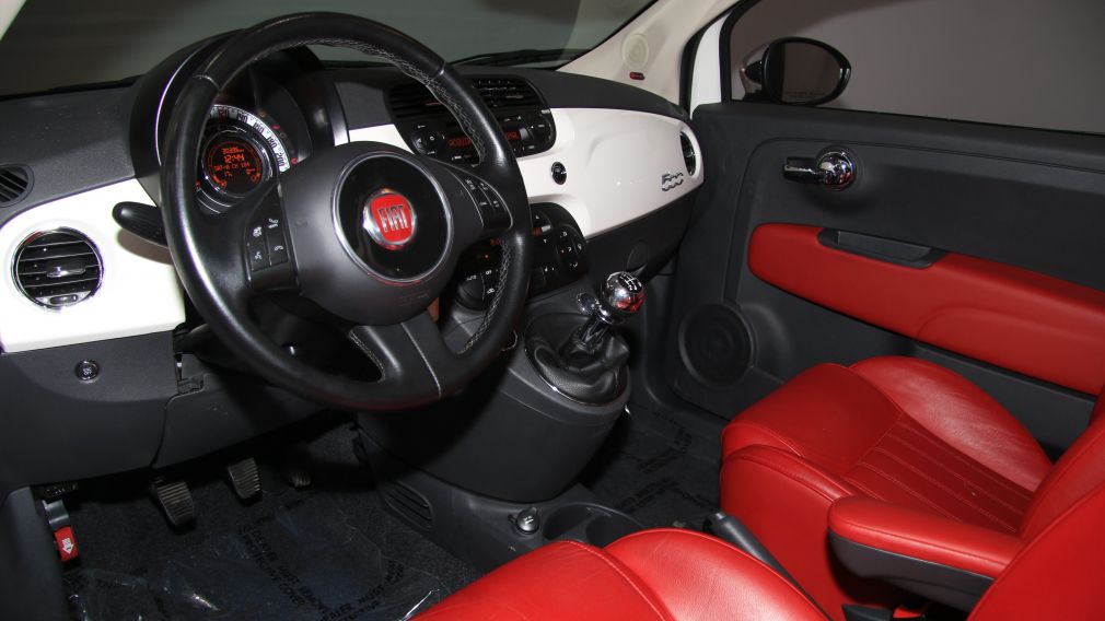 2013 Fiat 500 Lounge A/C CUIR TOIT MAGS BLUETOOTH #9