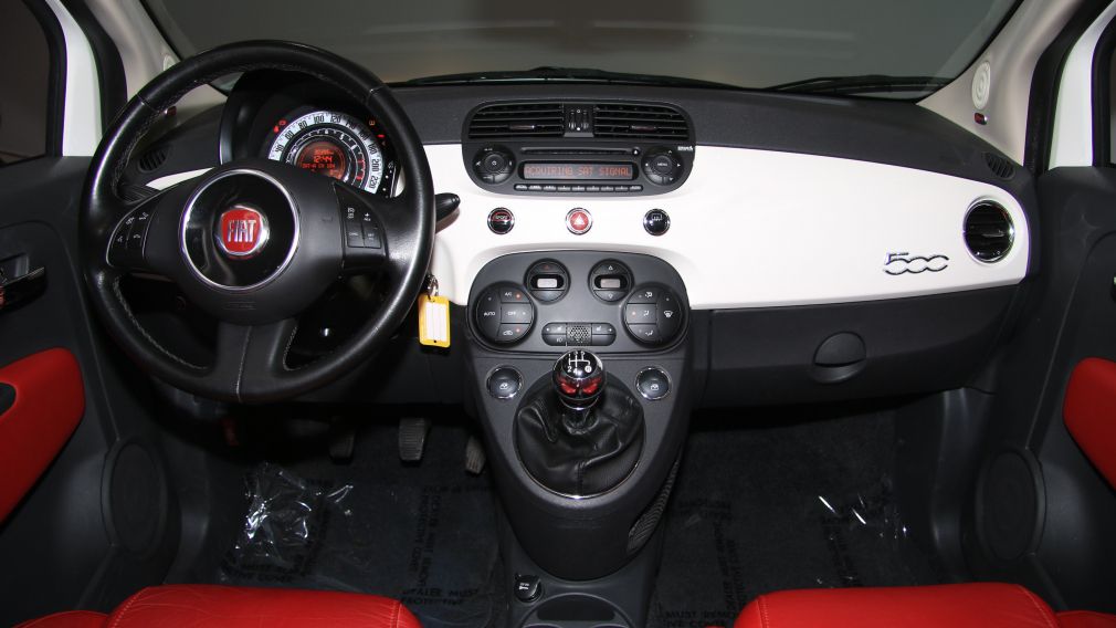 2013 Fiat 500 Lounge A/C CUIR TOIT MAGS BLUETOOTH #13